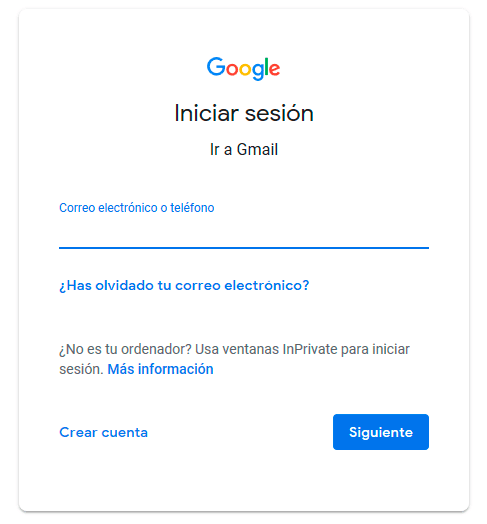 iniciar sesion gmail